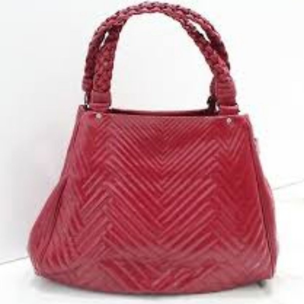 COLE HAAN Patent Leather "Laury" Large Tote